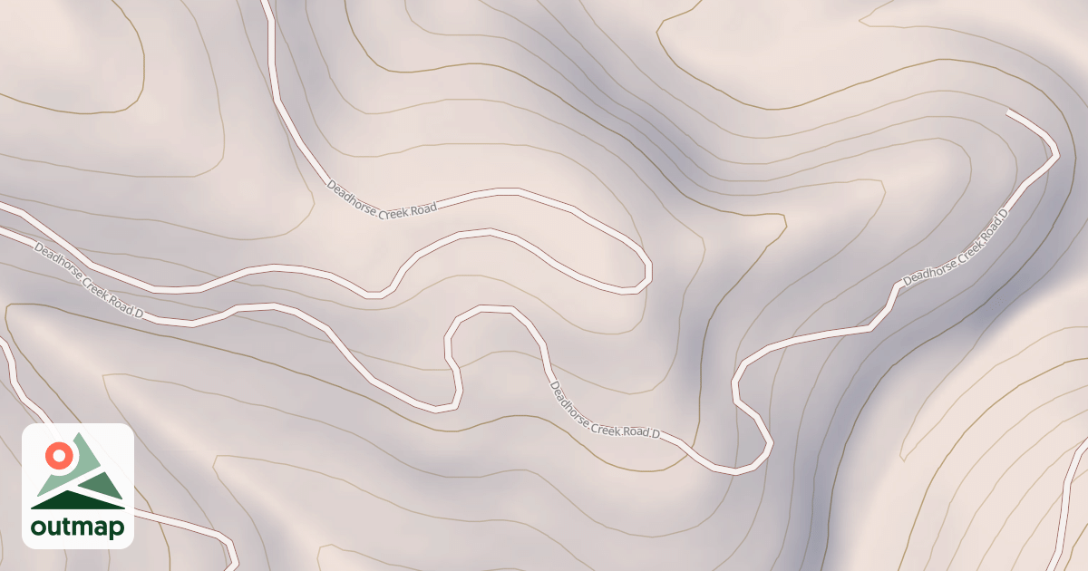 Map of DEADHORSE CREEK D
