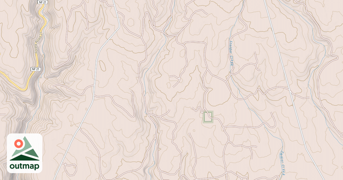 Map of USFS National Forest System Roads {79A4B58A-C60B-4550-9238-BB3FC729AABD}