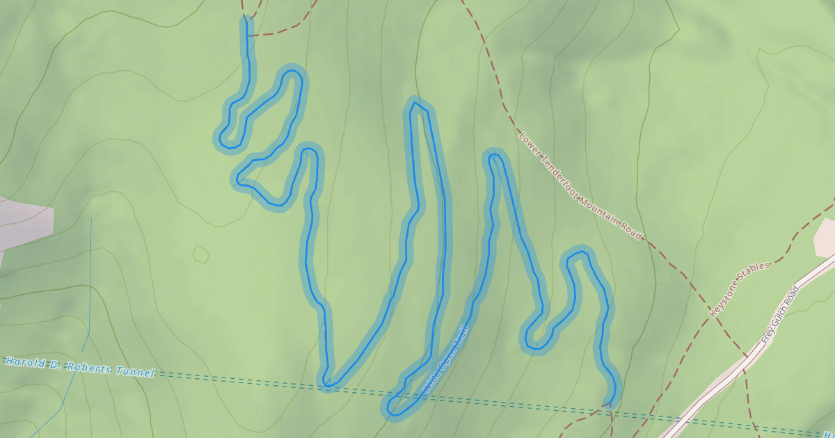 Map preview of Wide Open Trail