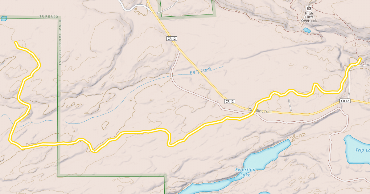 Map preview of North Star Trail