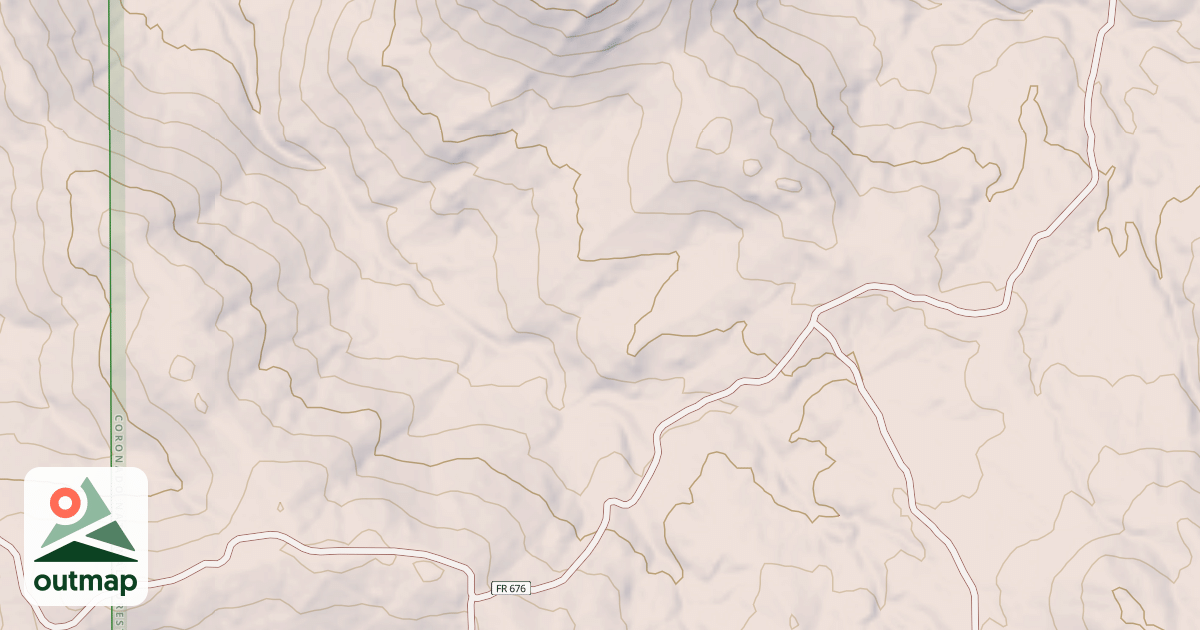Map of IRON  TANK WELL