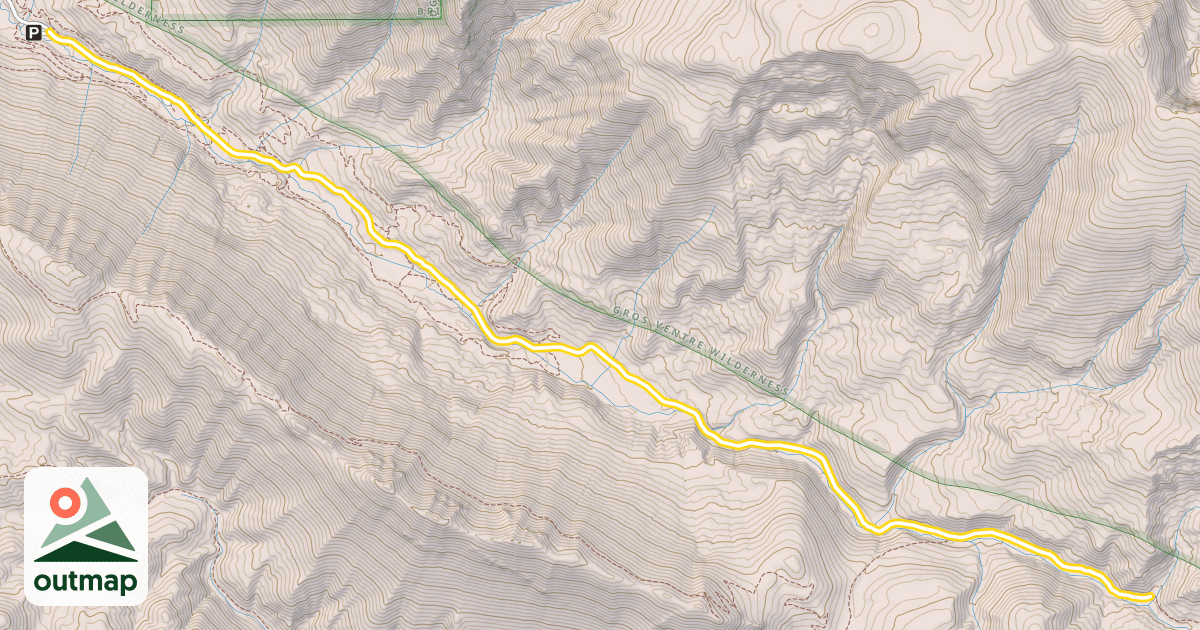 Map of Cache Creek Trail