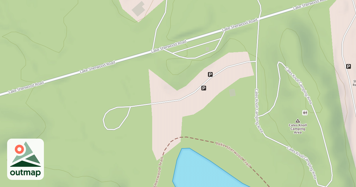 Map of SHERWOOD - CALES KNOLL - A