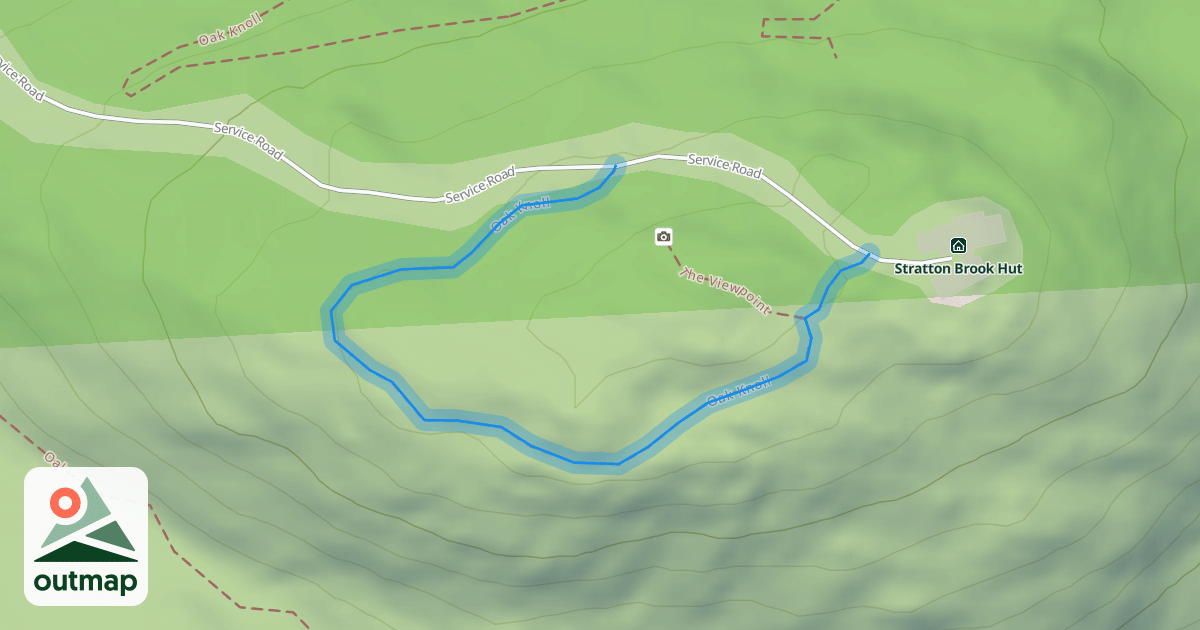Map of Oak Knoll