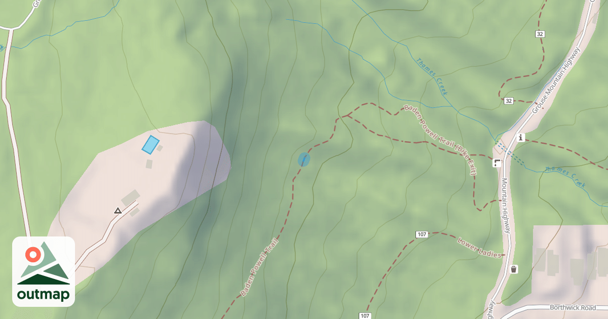 Map of Baden Powell Trail