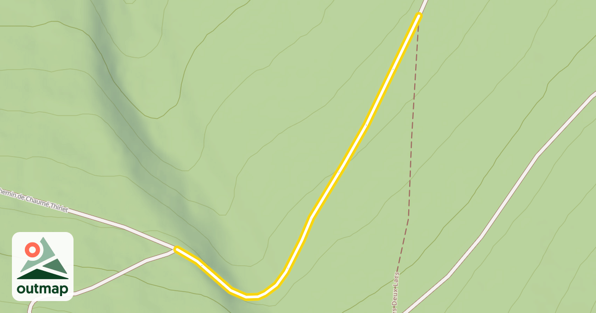 Map of Chemin de Chaumé Thiriet