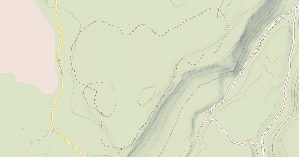 Map preview of Cline Buttes Tr 20