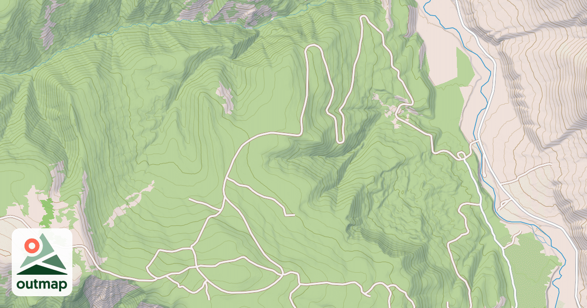 Map of NORTH CORRAL CREEK TS