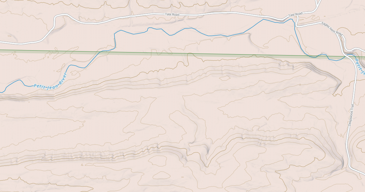 Map preview of PETIT JEAN RIDGE
