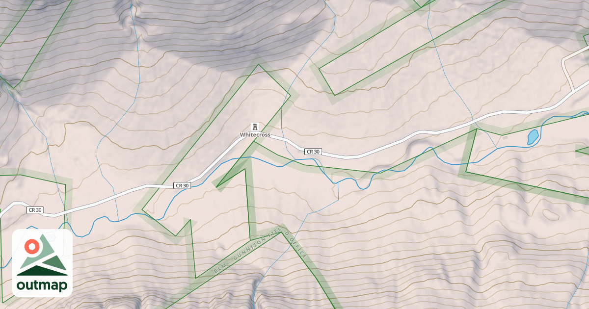 Map of Shelf Road