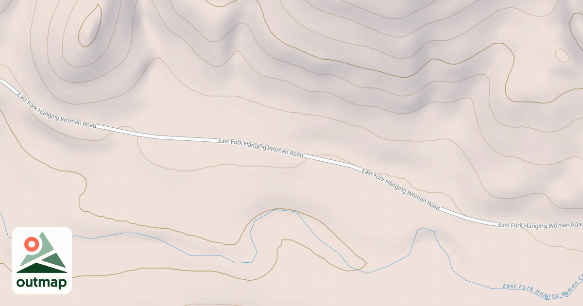 Map of COW CREEK