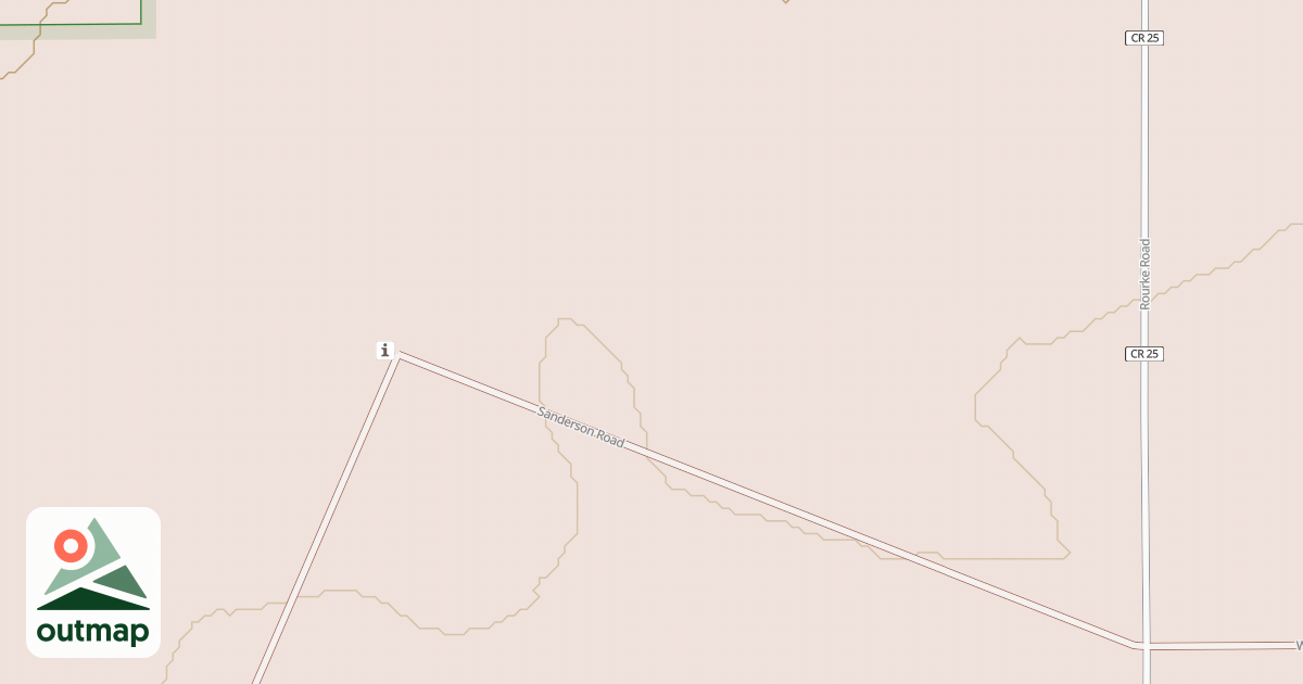 Map of SANDERSON