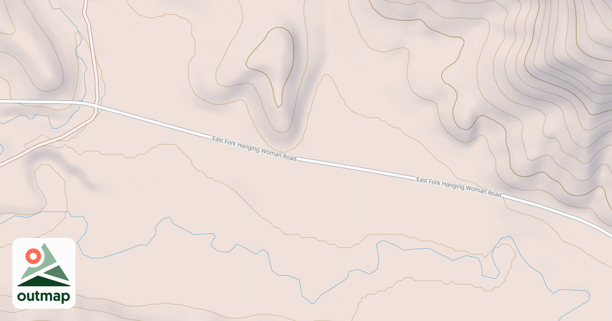 Map of COW CREEK