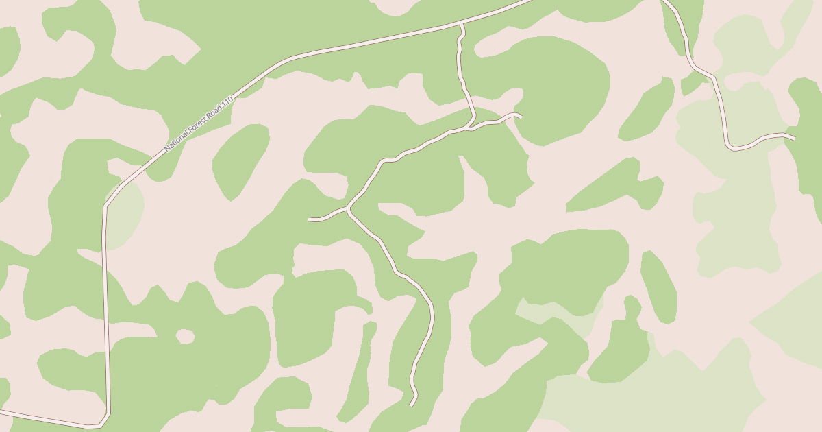 Map preview of USFS Motor Vehicle Use Map Roads {4D3097E5-7CAF-49FE-A947-B7DF8B00D57A}