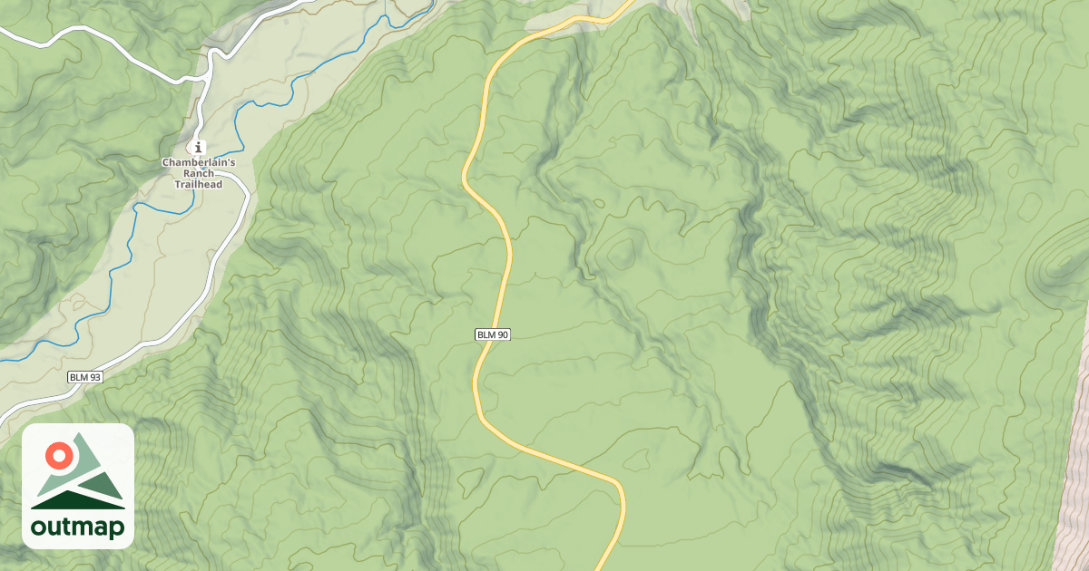 Map of BLM National GTLF Public Motorized Roads 374266f9-7e46-476c-91d6-44af4c25a993