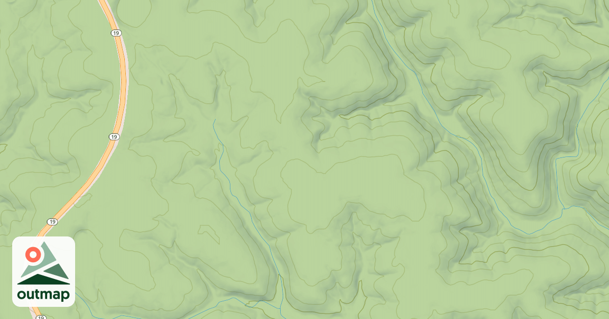 Map of BRUSHY POND