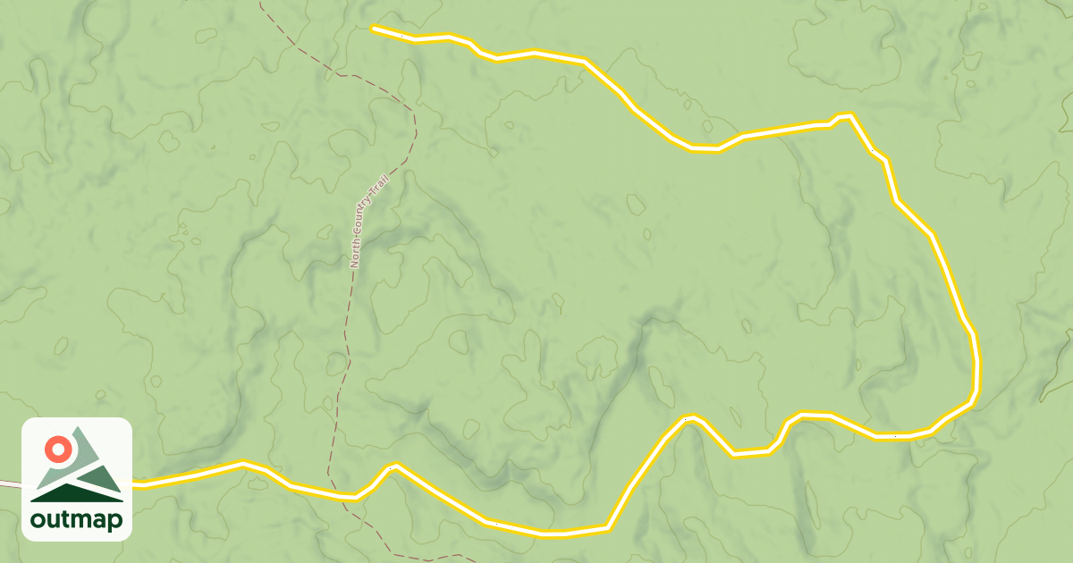 Map of Drummond Ski Trails