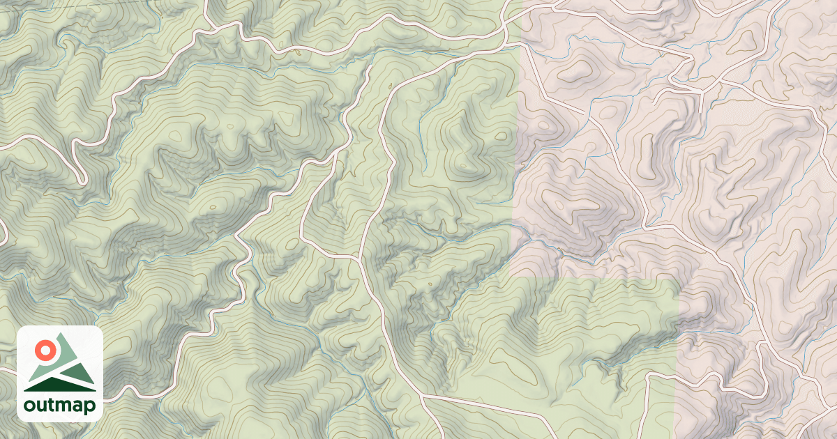 Map of 16049: Temblor Ridge