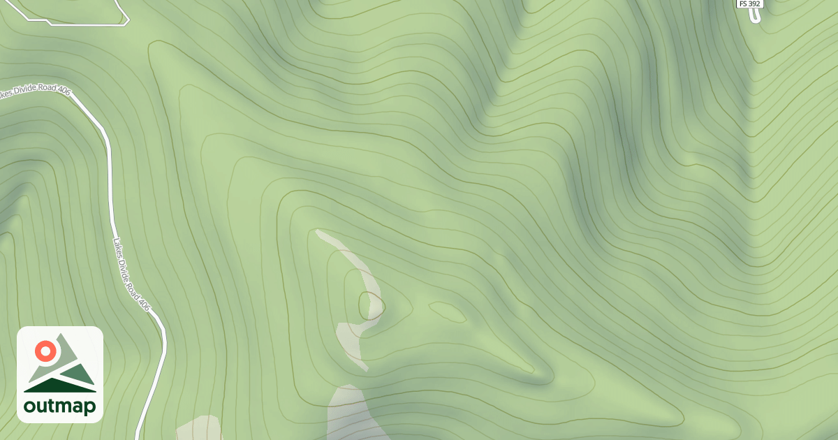 Map of BADGER MOUNTAIN
