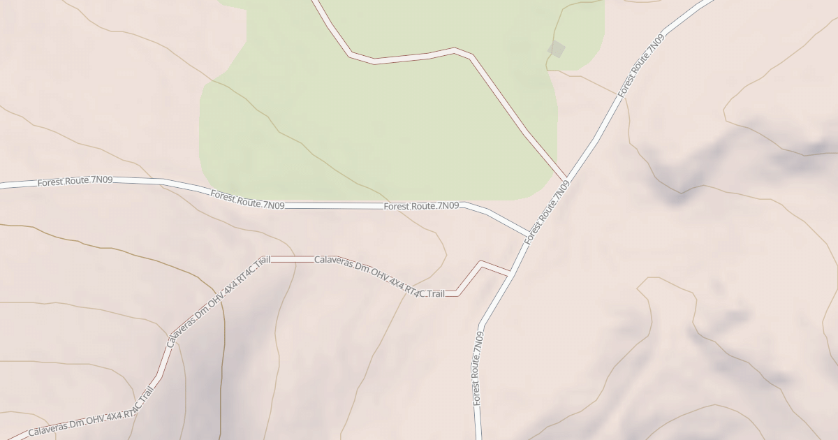 Map preview of USFS Motor Vehicle Use Map Roads {C87F63EF-D30A-42A8-9F85-48C64F2C4B86}