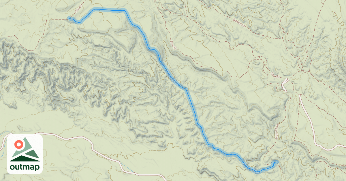 Map of Stucki Spine