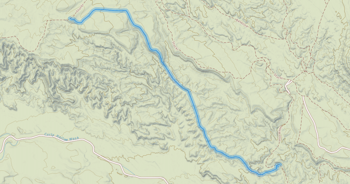 Map preview of Stucki Spine