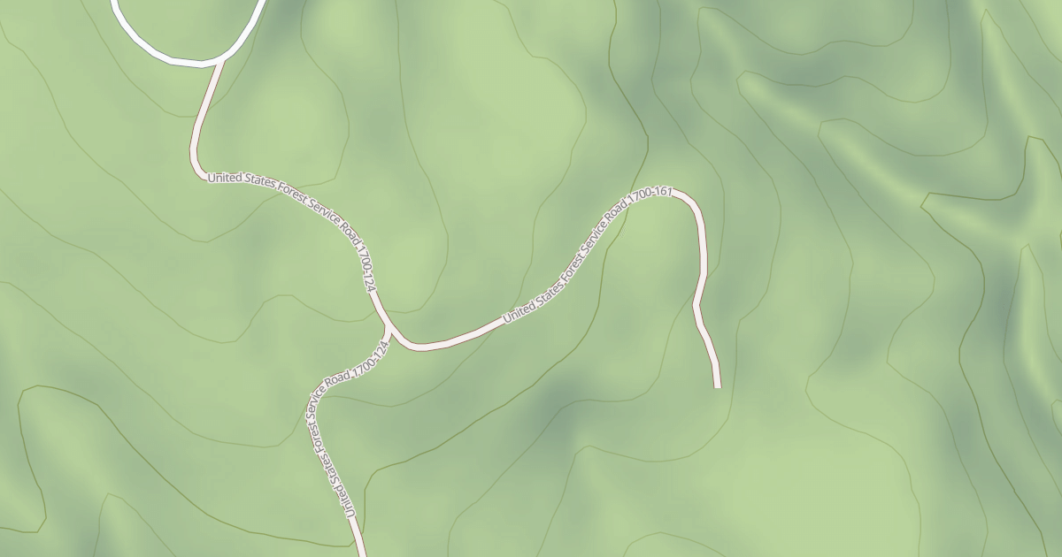 Map preview of USFS National Forest System Roads {A56008A8-5A07-4C6E-AA2A-99D18164F4B6}
