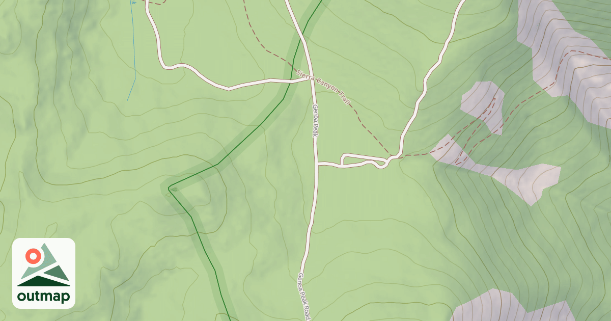 Map of GENOA PEAK ROAD