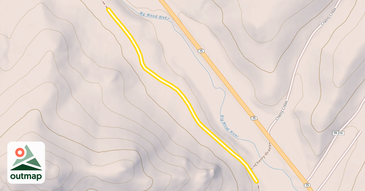 Map of Harriman Trail