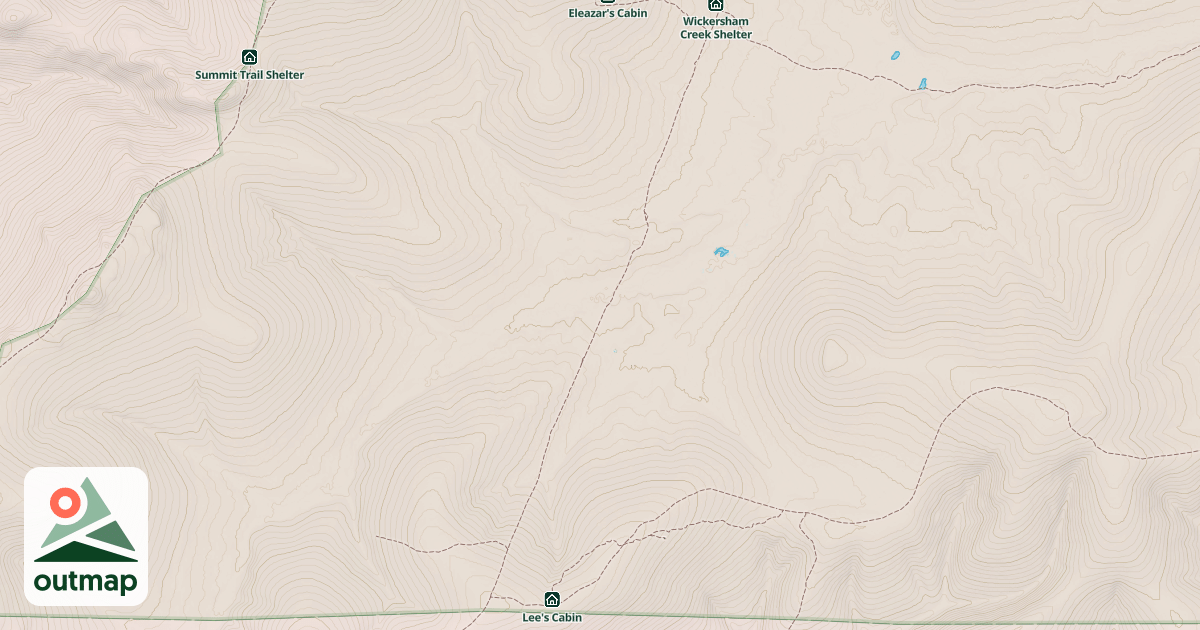 Map of Wickersham Creek Trail