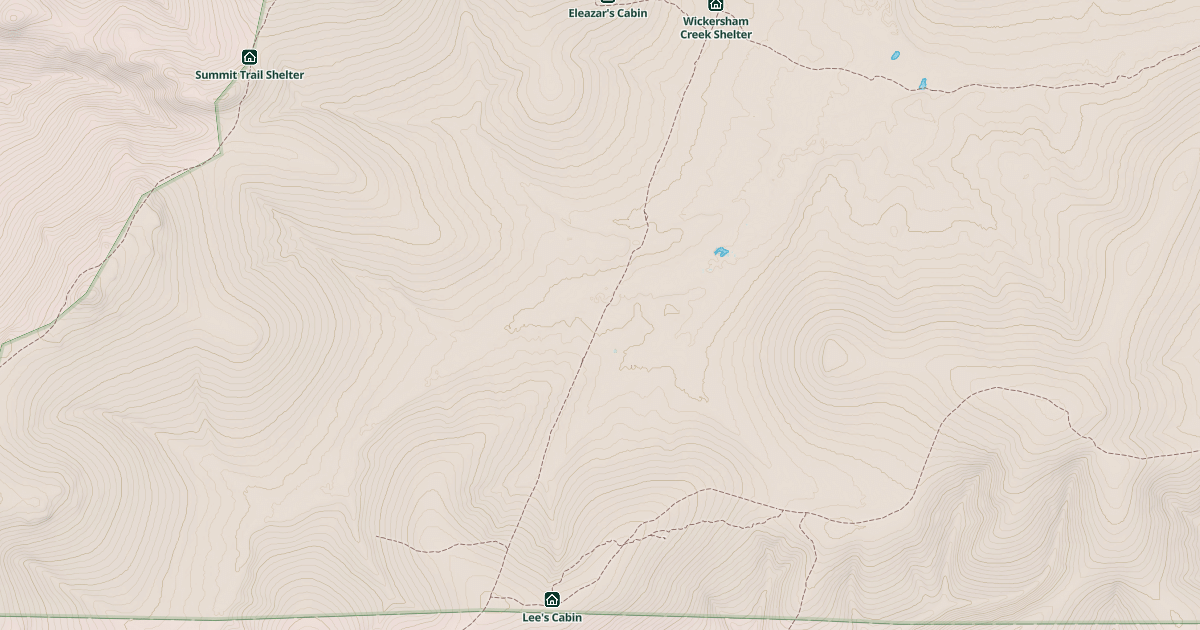 Map preview of Wickersham Creek Trail