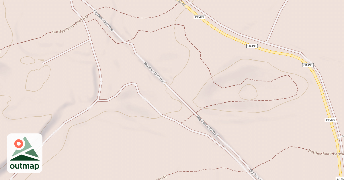 Map of Big Bear Trail