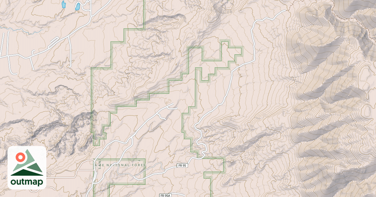 Map of LOS PINOS