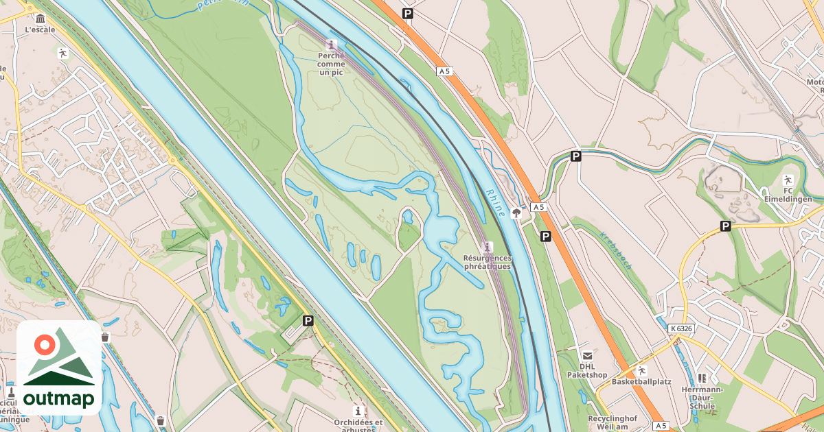 Map of Ancien chemin de halage