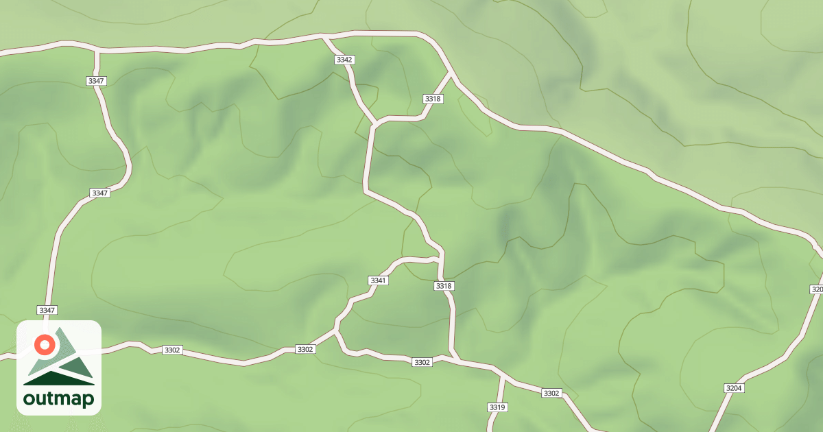 Map of USFS Motor Vehicle Use Map Trails 19866