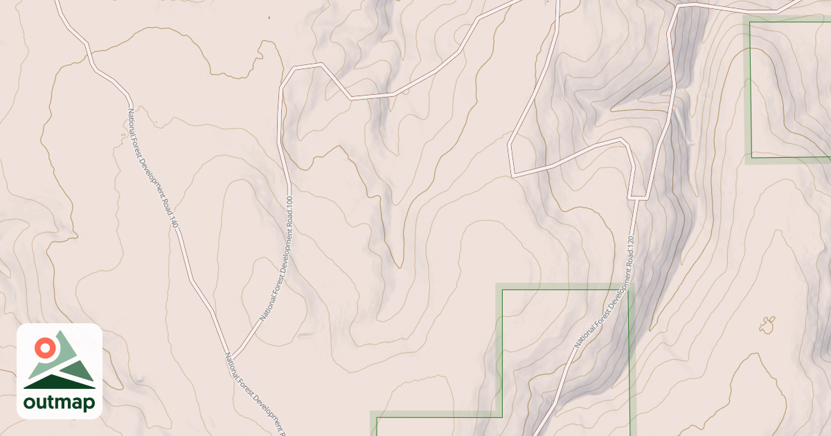 Map of LONG DRAW