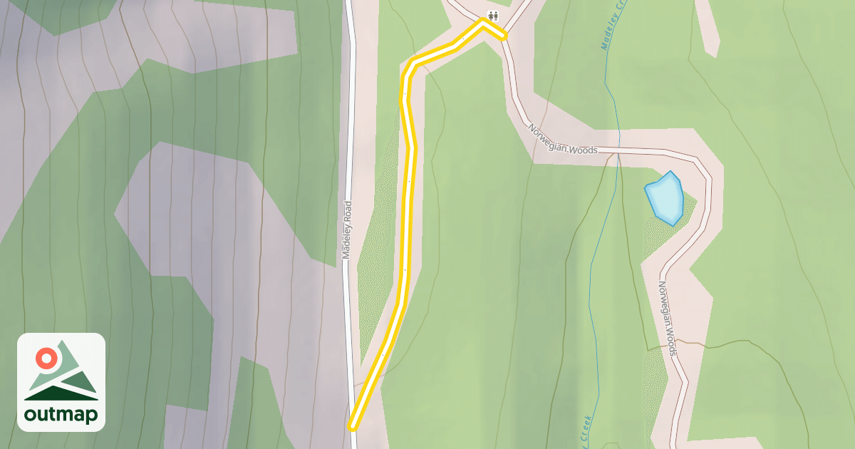 Map of Madeley Road