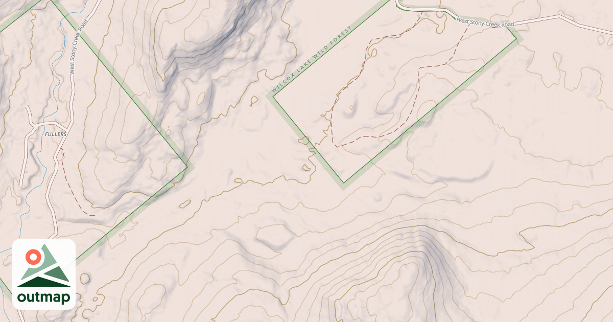 Map of Dog And Pup Bypass Trail