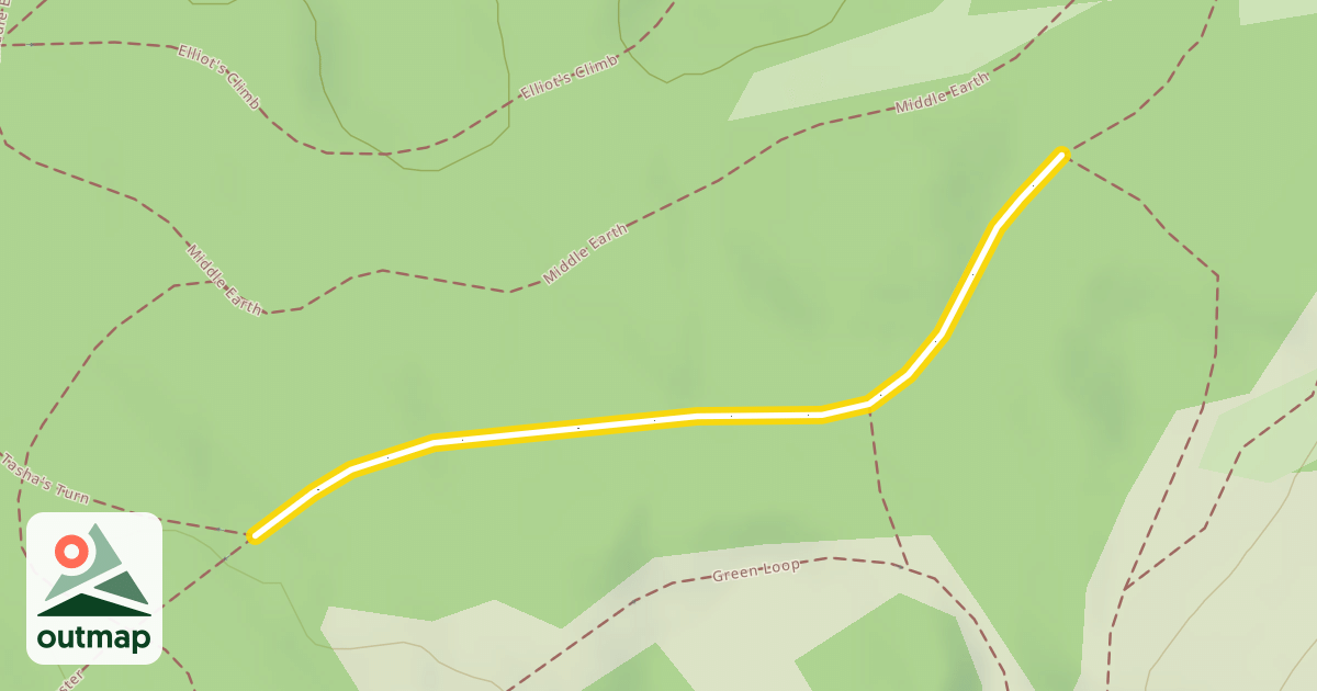 Map of Lower Roller Coaster