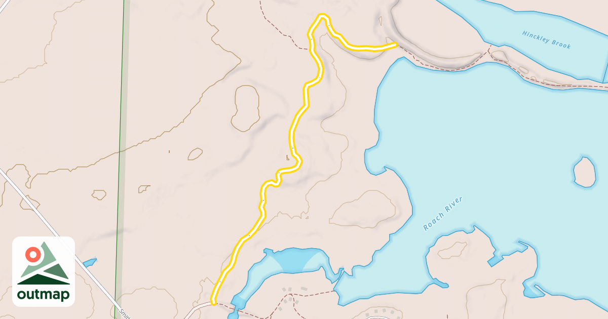 Map of Hinckley Cove Trail