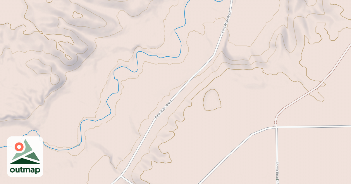 Map of PINE RIVER