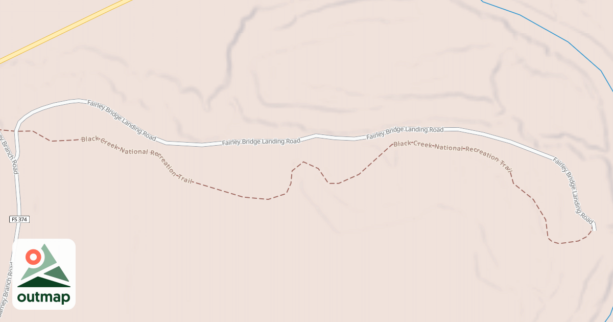 Map of FAIRLEY BR. LANDING