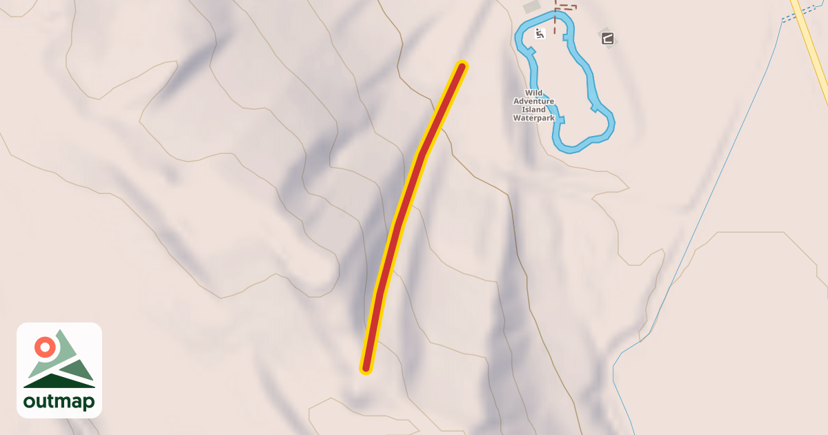Map of Main Stage Rope Tow