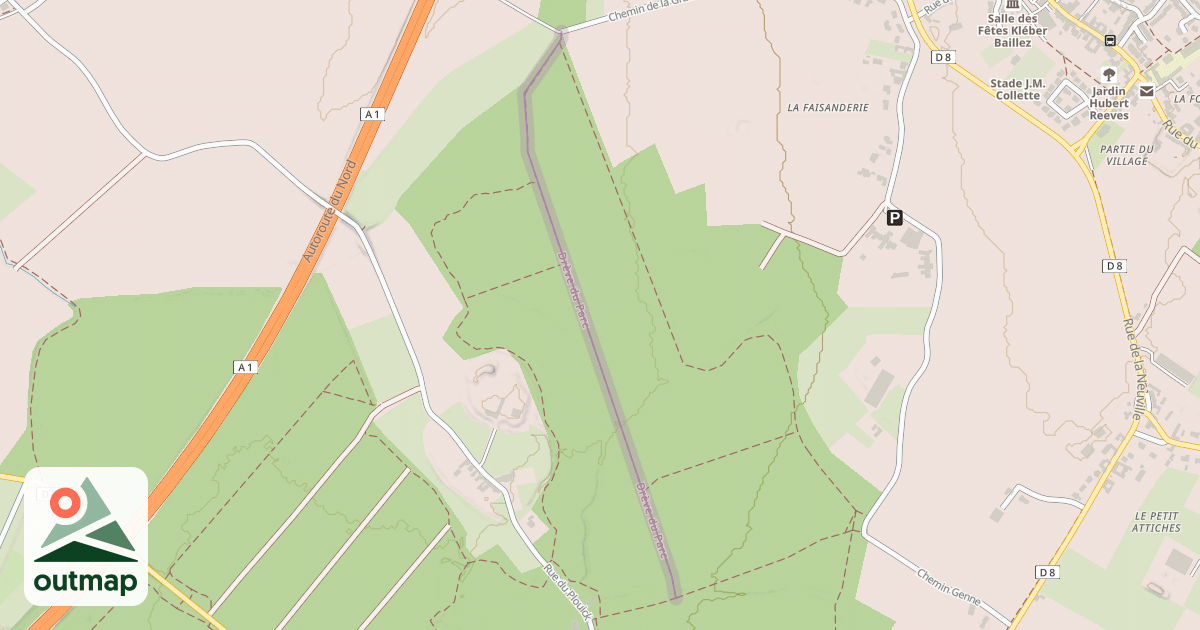 Map of Drève du Parc