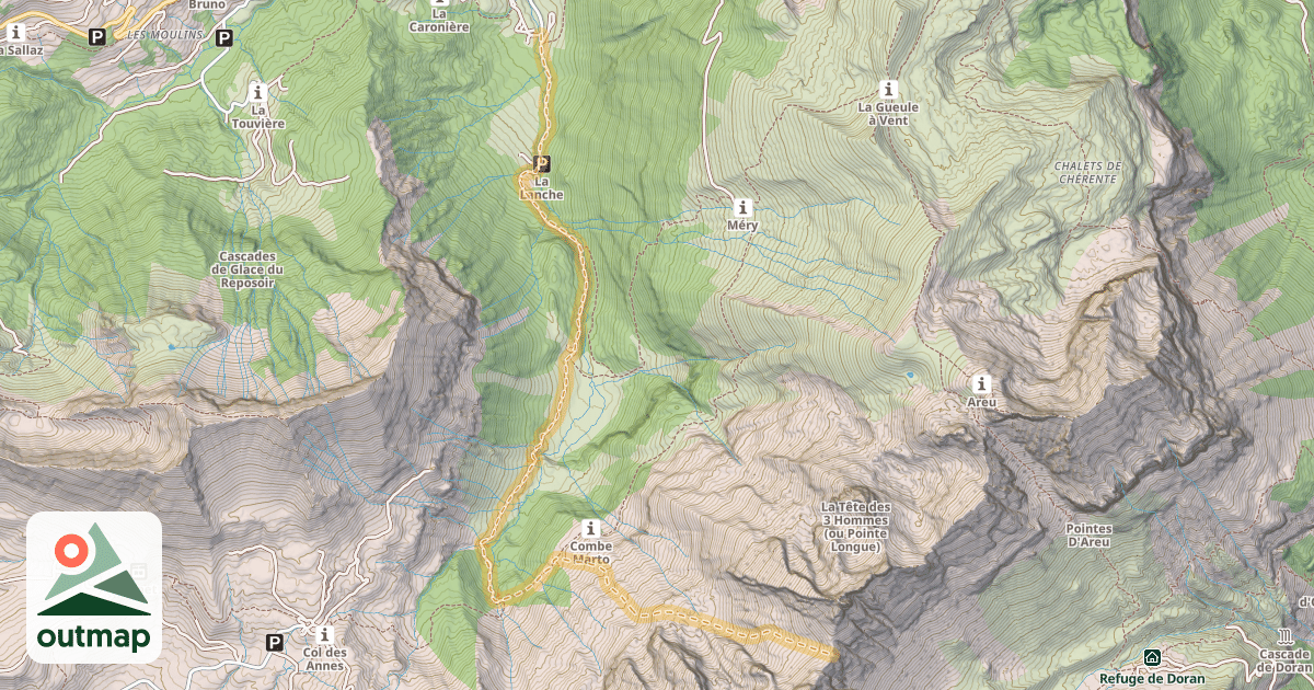 Map of Col 2301 — Vallon