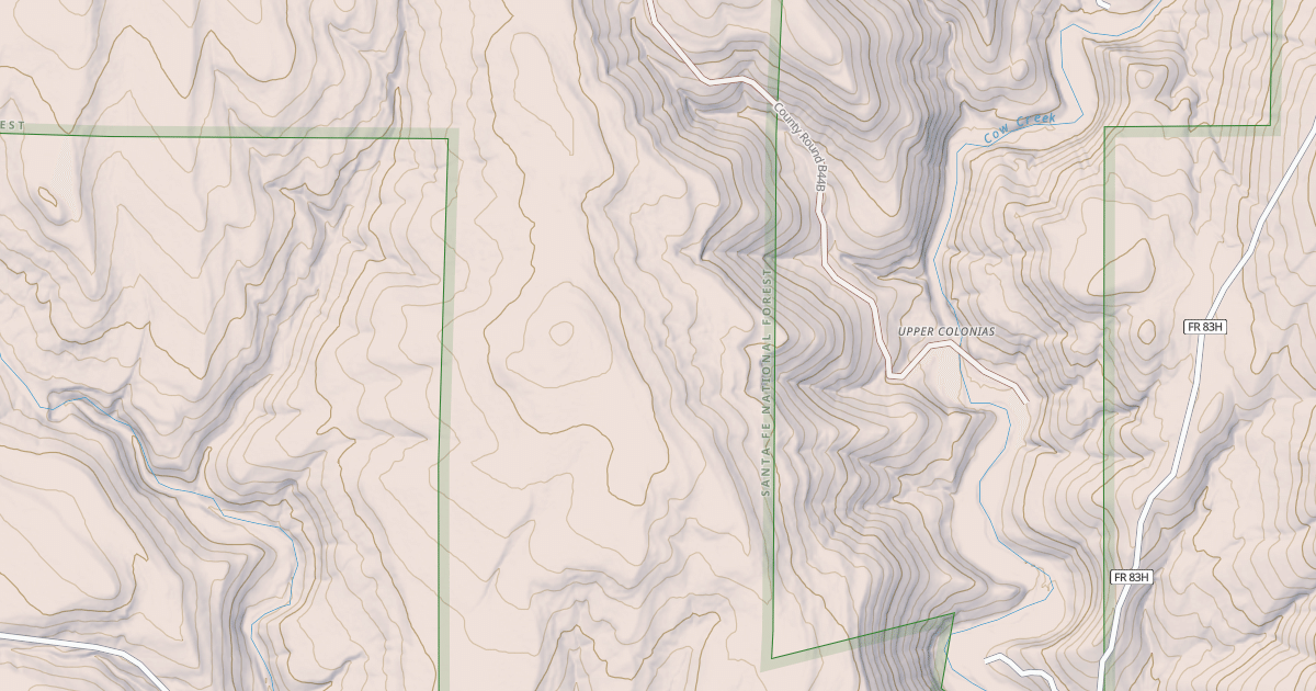 Map preview of USFS National Forest System Roads {BC858C75-B56C-4706-8834-1B3A8A04D6F2}
