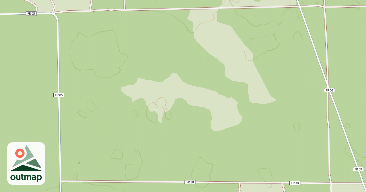 Map of USFS Motor Vehicle Use Map Roads {896E0076-20CD-4D80-98CC-59B91E985C62}