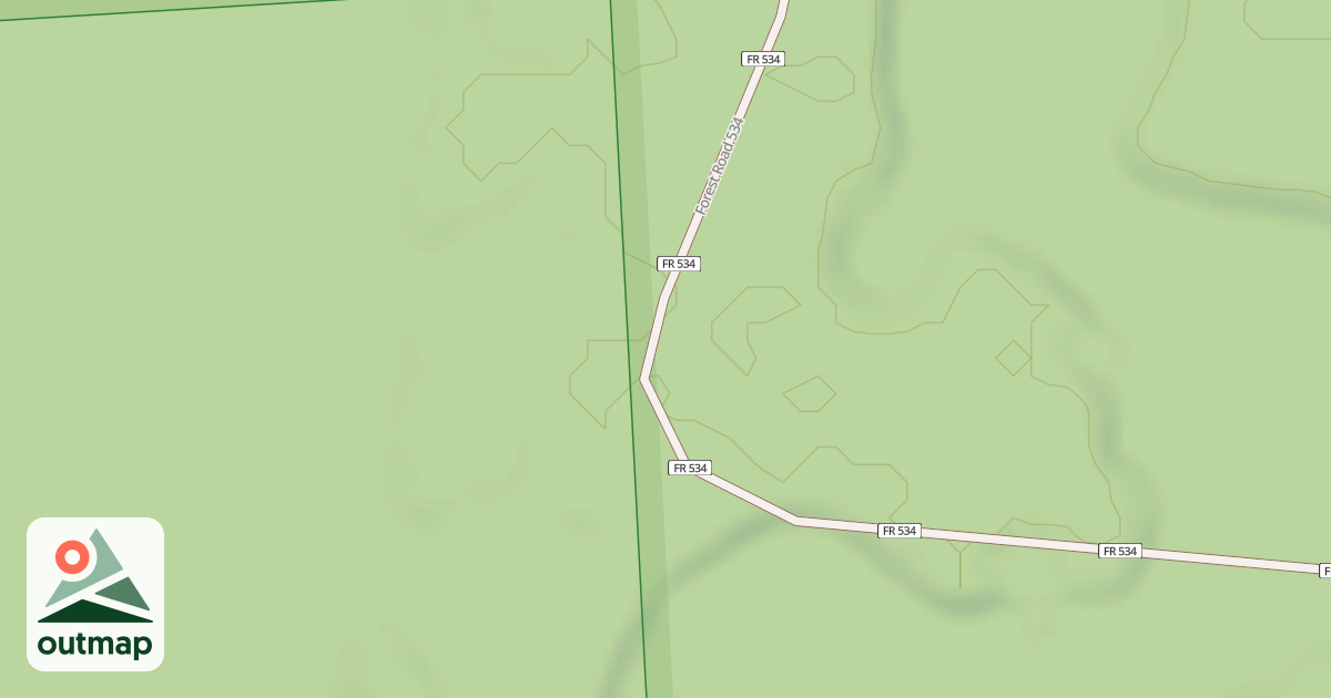 Map of FR 534B