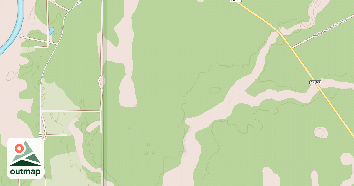Map of USFS Motor Vehicle Use Map Roads {B96DCBCA-2735-4E34-9382-9463FDDB473B}