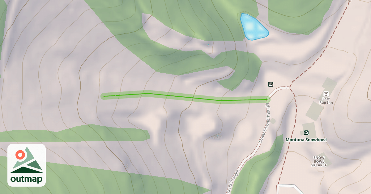 Map of Lower Sunrise Bowl